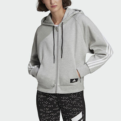 Adidas  Sportswear Wrapped 3-stripes Full-zip Hoodie Women's